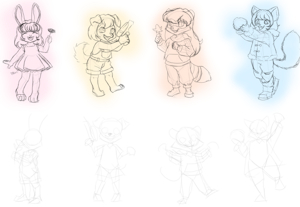 [WIP] Future adoptables batch! by BabyFurFluffyCanvas