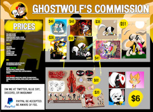 Commission 2025 open! by XGhostWolfX