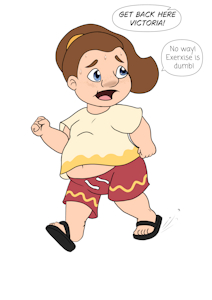 Victoria on the run by Maxicoon