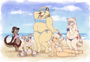 Summer Group Pic (Ladies) by UrbanSaint