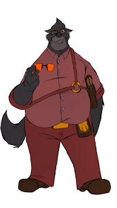 WOLFRED NOTTINGHAM, DETECTIVE by ChesterRaccoon