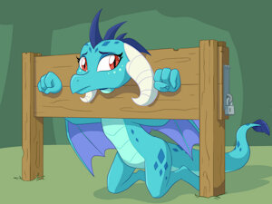 Ember's Pillory Punishment (Commission) by Tho6Who4e2000
