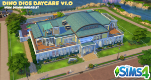 Dino Digs Daycare v1.0 for Sims 4 by Yipthecoyotepup