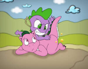 My Little Pony - Spike Spanks Spike by CheetorPrime