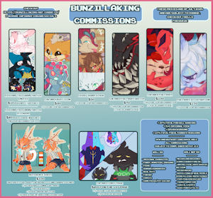 Bunzillaking Commission Sheet 2025 by BunzillaKing
