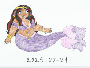 Concept arts of Mer-Zayna by KatarinaTheCat18