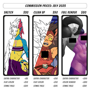 Commission prices and details by Beitaier