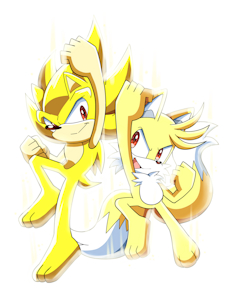 Sonic and Tails: Going Super and Fly even higher! by hker021