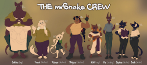 Character Ref Sheet - Lineup v1.2 by mvSnake