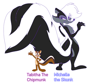 Michelle and Tabitha by HaresenTortoise1995