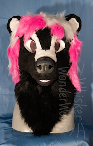 Nyxi Skunk - The Fursuit by OnyxCheetah