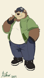 Old/current fursona by Alfurinn