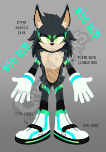 Cyber Lynx Adopt - CLOSED by CrypticRuins