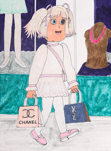 Shopaholic by MrRoseLizard