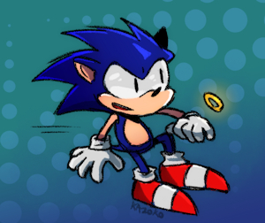 Sonic Sketch by KAZOKO