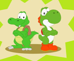 Croc n' Yoshi by YoshiHQIB