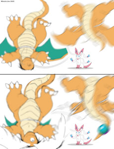 Sylveon vs Dragonite by WinickLim