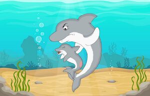 Little Disobedient Dolphin Pup by CheetorPrime