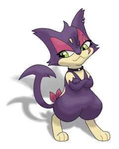 Badass Purrloin - Artfight attack on xqueengalaxy by claragonza3