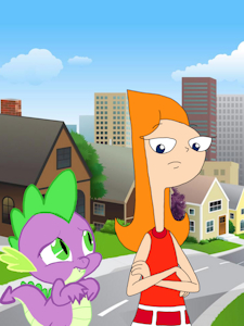 Spike and Candace by SuperStarBros