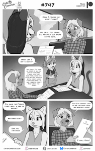 Cats n Cameras Strip 747 - I won't have what she's having by cheetahjab