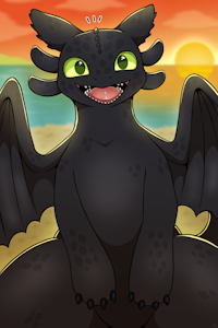 [Fan Art] Night Fury by vavacung