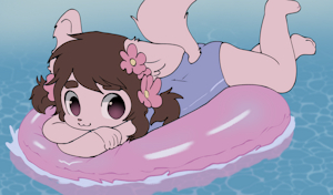 Swimming by LolliPounce