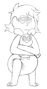 Nervous Baby by ClandestineWing