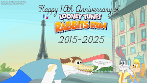 Happy 10th Anniversary of Looney Tunes: Rabbits Run by ChrisTheWhaleKing