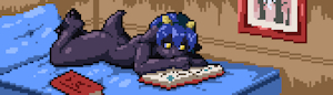 Ella - Reading in Bed by ValkyrieMV