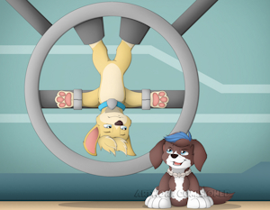 Tuck and Moby by DaxB01