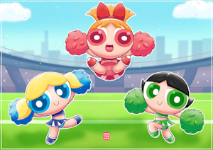 PPG Cheerleaders by HamtarOso
