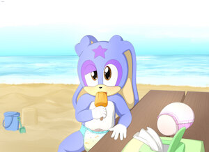 Ice Cream on the Beach by Unistar