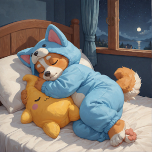Sleepy Puppy by yisikopato