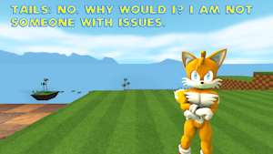 Ask The Cast: Tails' Death Egg rip-off?! (Don't Exist) by galestar01