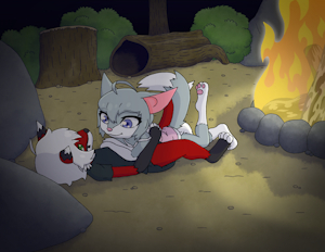 Campfire Cuddles by Sp4c3Ch1nch1ll4