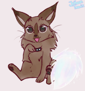 Artfight attack for JB Pawstep by JolteonTravis