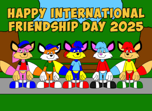 Happy International Friendship Day 2025 by CartoonFoxArt2002
