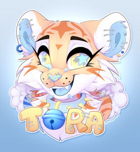 Eurofurence 2025 badge by lesbianplush
