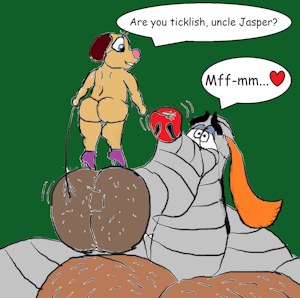 Happy mazochistic pedo by BarefootDog