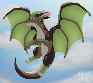 Snarly Dragon | ArtFight by JMLuxro