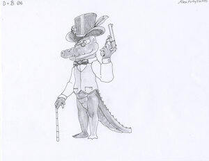 D&B: Mirror, The Louisianalligator by SamytheDragon