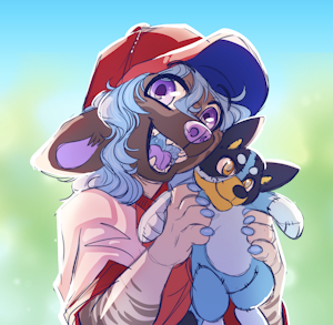 Diego y Bluey by PapaYeen