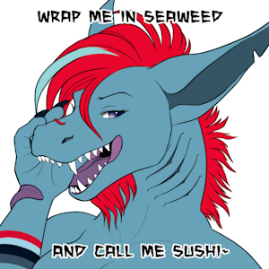 Shark sushi by PaperWings