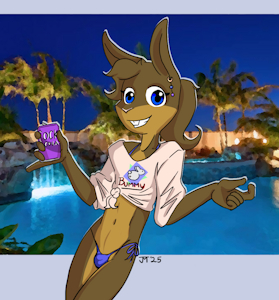 Rudy by the Pool by JeremyMikales