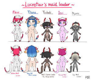 [oc design] Lucretiar 's Maid leader by Potzm