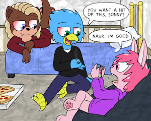 Friday night at Klace's house by Pokefound