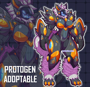 [ADOPTABLE] / Protogen Nuclear by Sheecktor