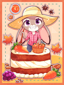 Judy Hopps cheeb by myaoduixa