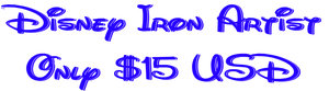 Disney Iron Artist Only $15 USD by HestiaAshes